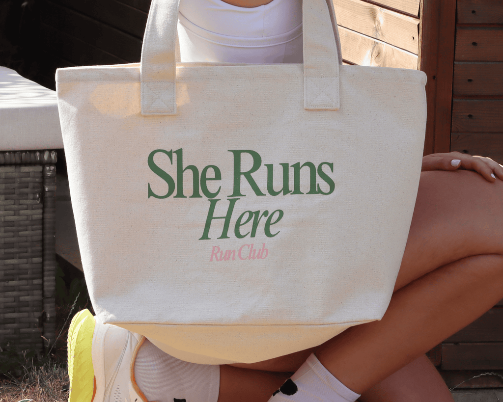 She Runs Here - The Tote Bag